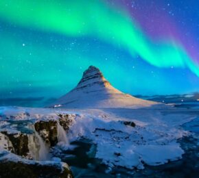 northern lights in Iceland