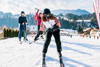 skiing in Austria