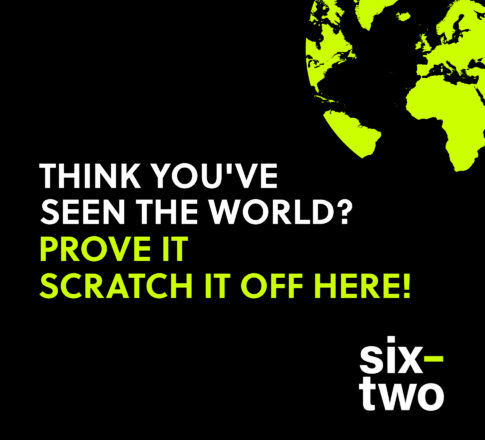 six-two scratch visited countries map banner