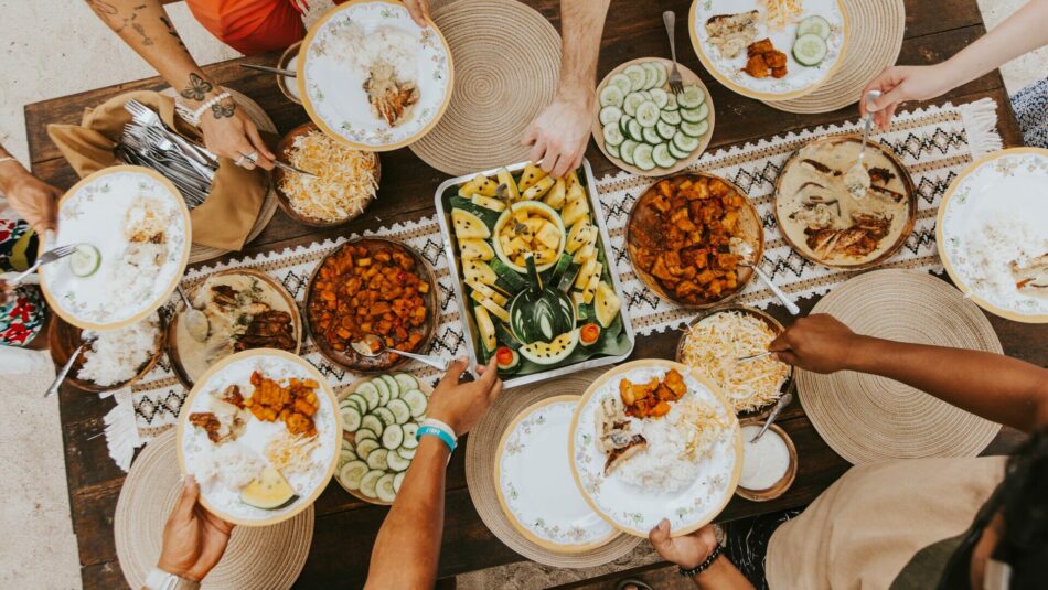 Filipino food buffet